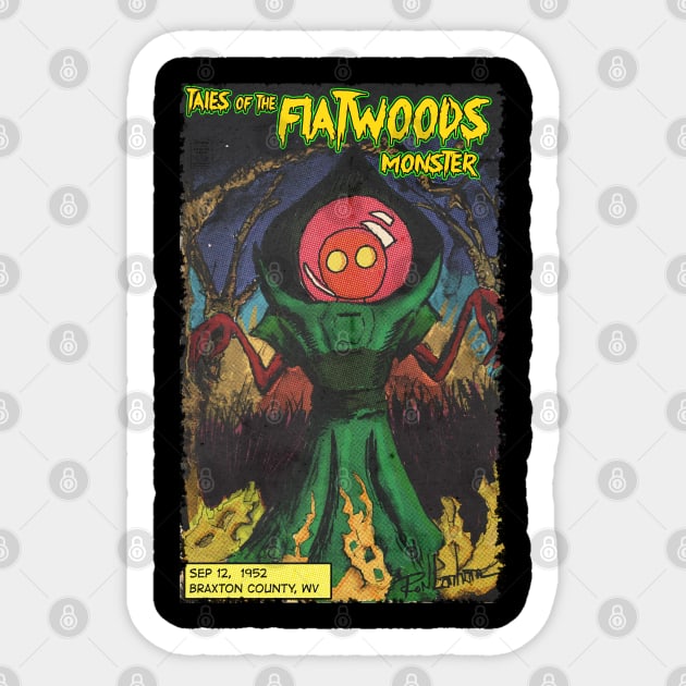 Tales of the Flatwoods Monster Sticker by theartofron